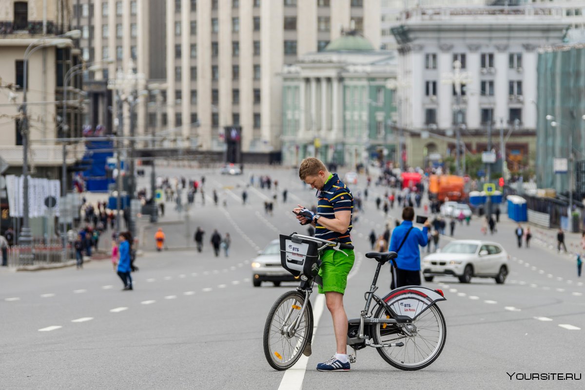 Велосипедист Москва