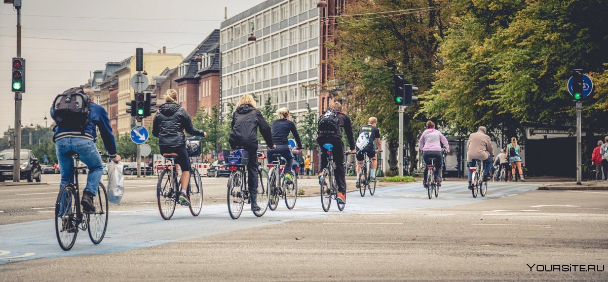 Велосипедисты в Германии
