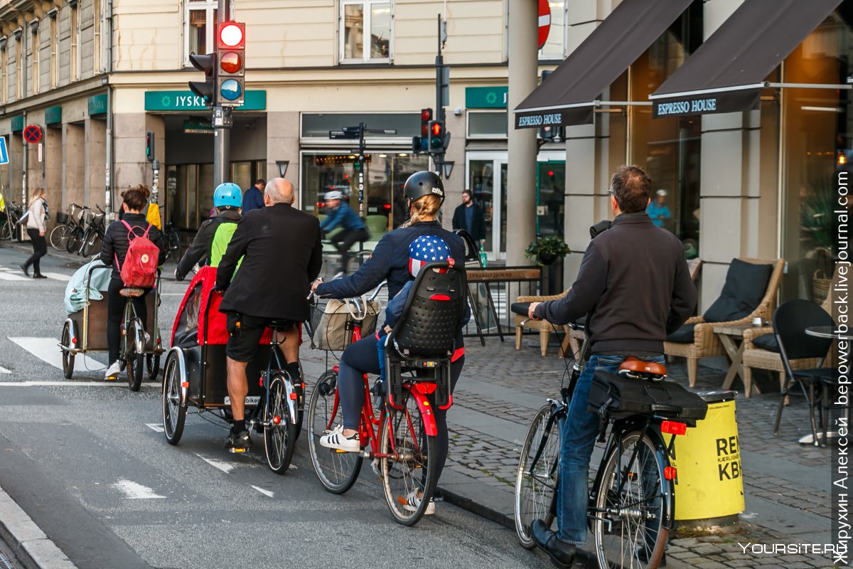 Велодорожки в Дании