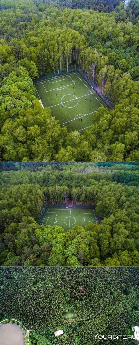 Комсомольский парк футбольное поле