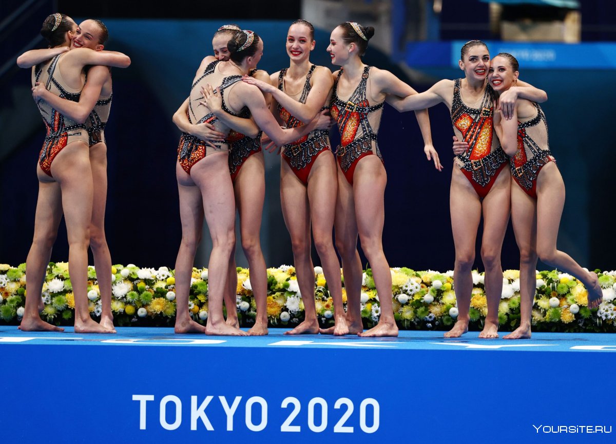 Синхронное плавание олимпиада 2020 спортсменки