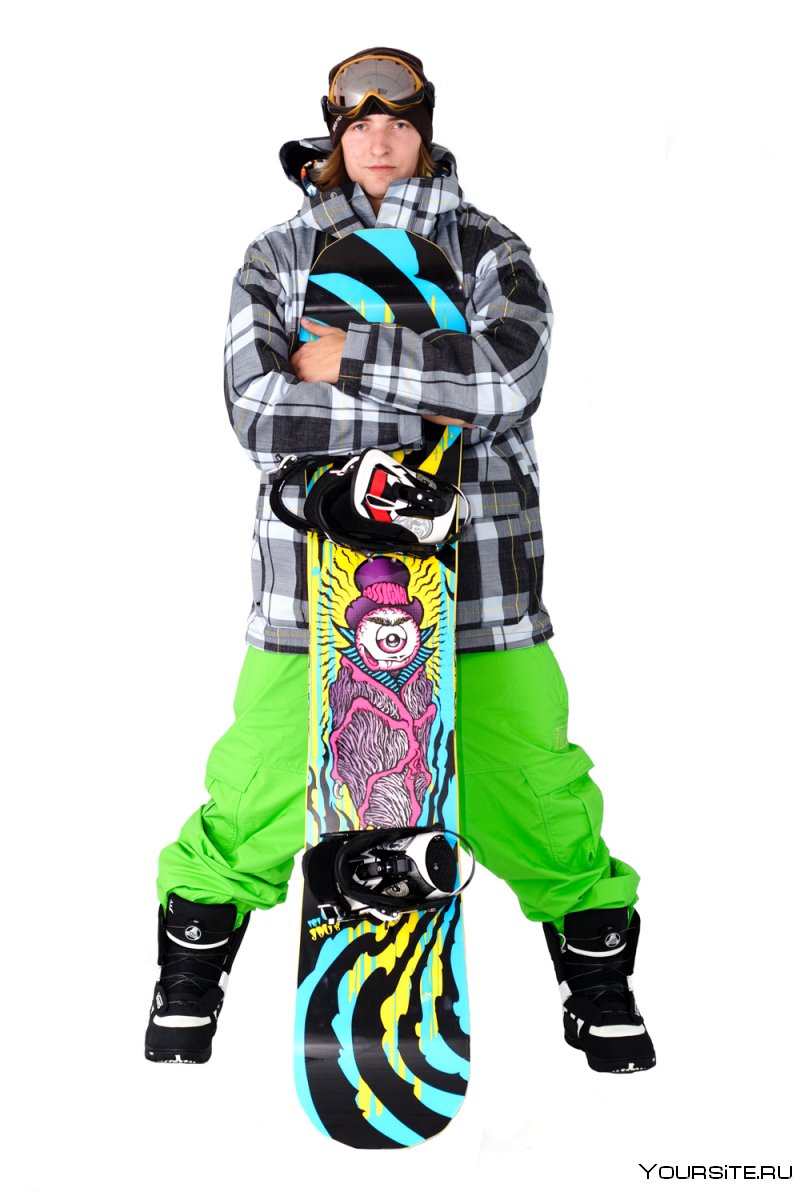 Девушка сноубордистка