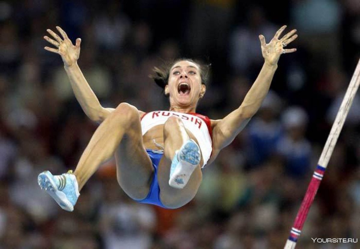 Елена Исинбаева упс