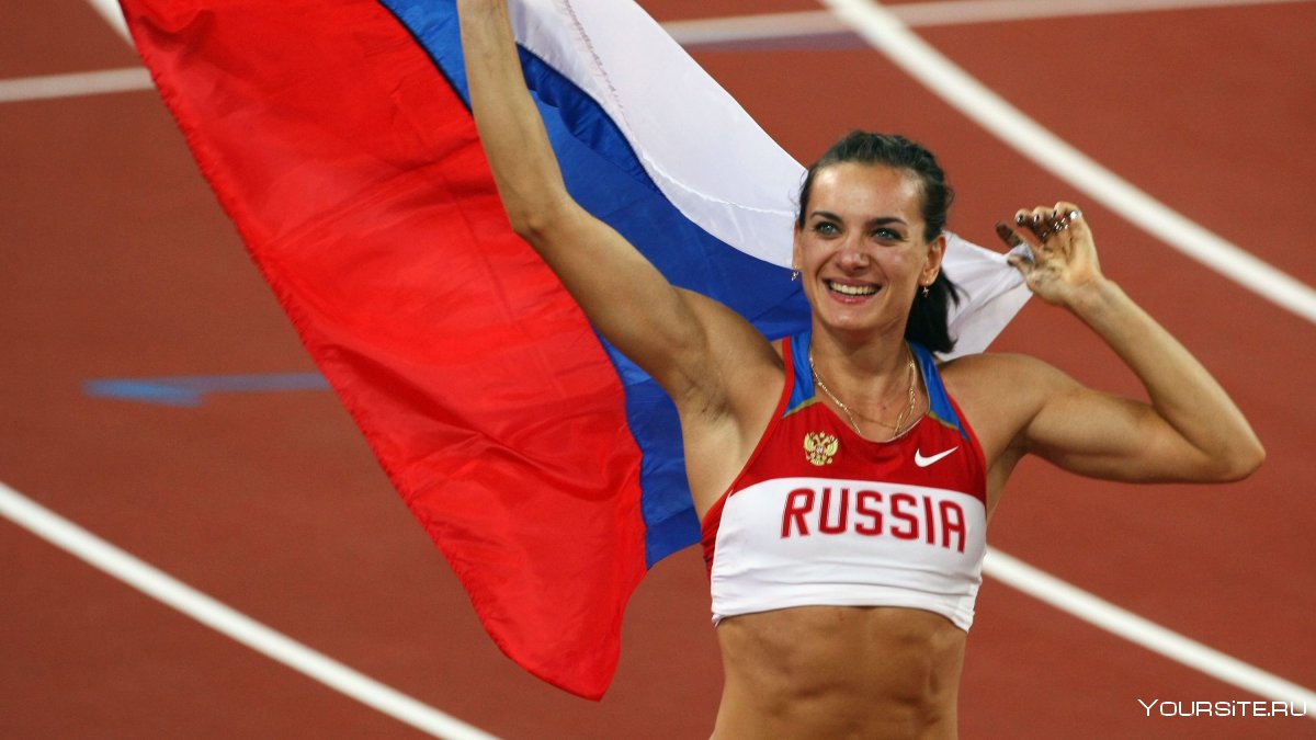 Елена Исинбаева на Олимпиаде 2008