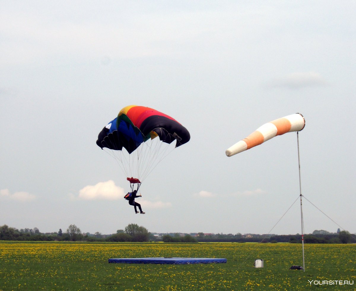 Прыжки с парашютом на точность приземления