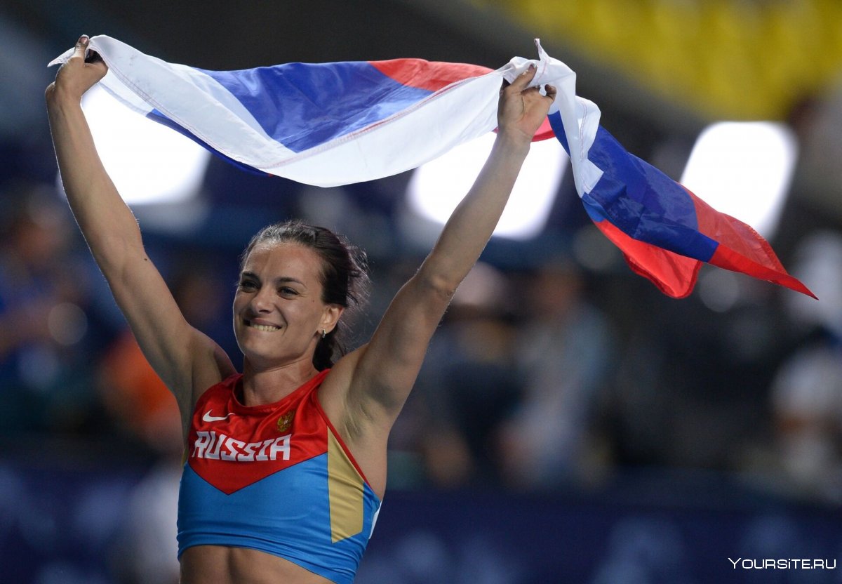 Спортсменка Елена Исинбаева