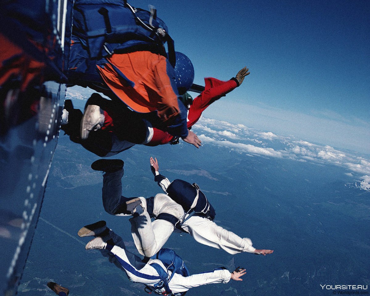 Спортивные прыжки с парашютом