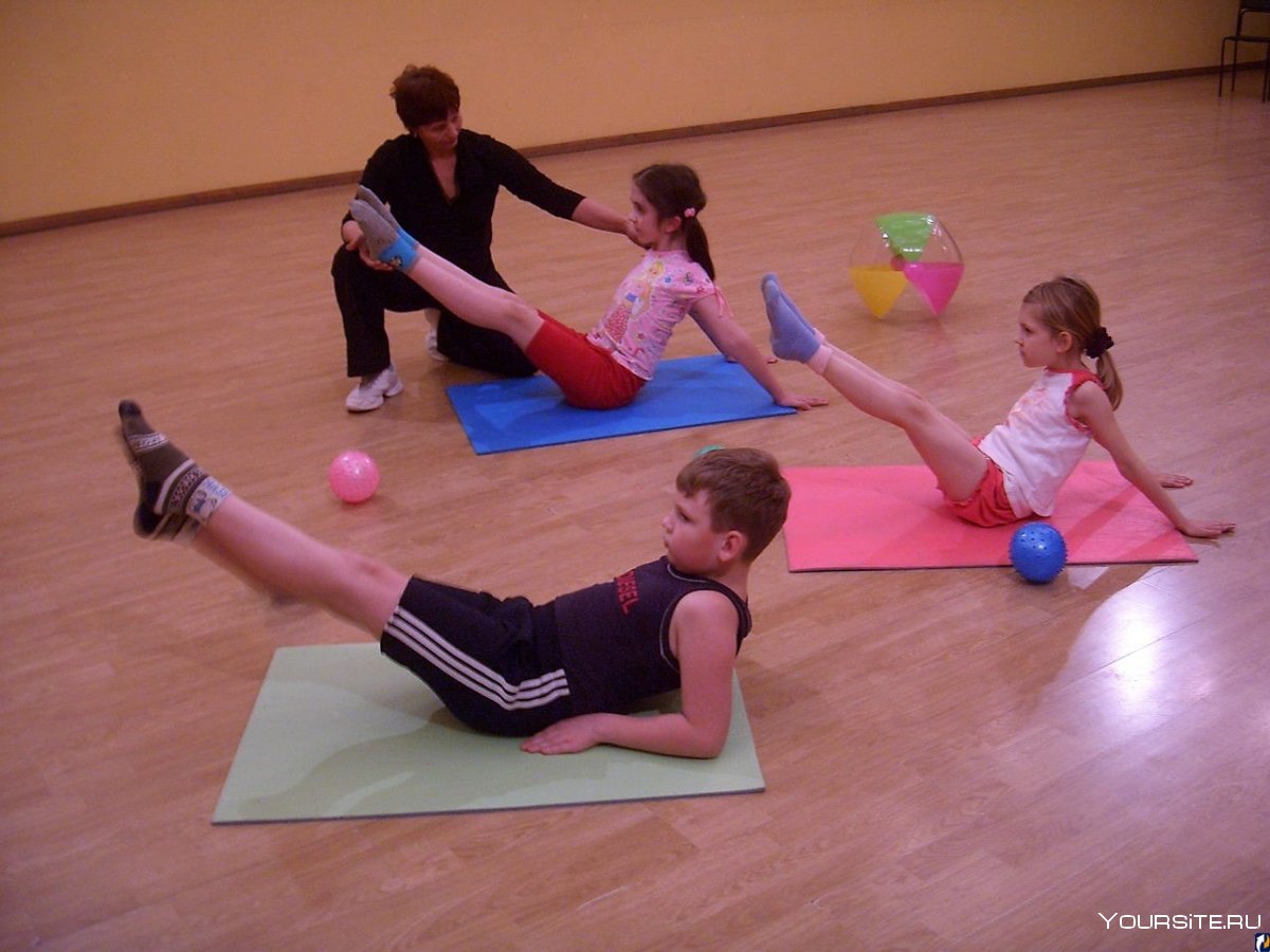 Занятия по ЛФК для детей