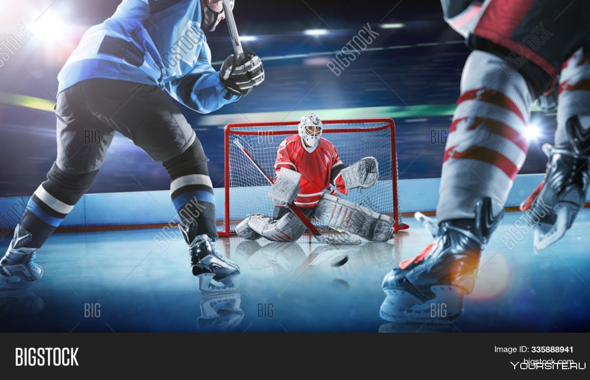 Картинки закат и хоккей