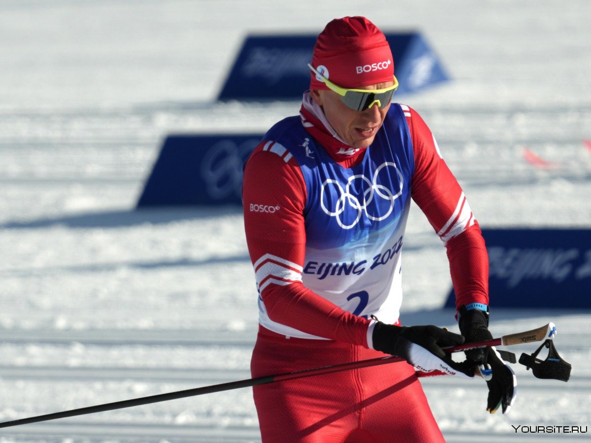 Российский лыжник Александр Большунов