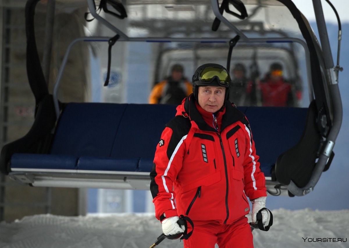 Путин горнолыжник