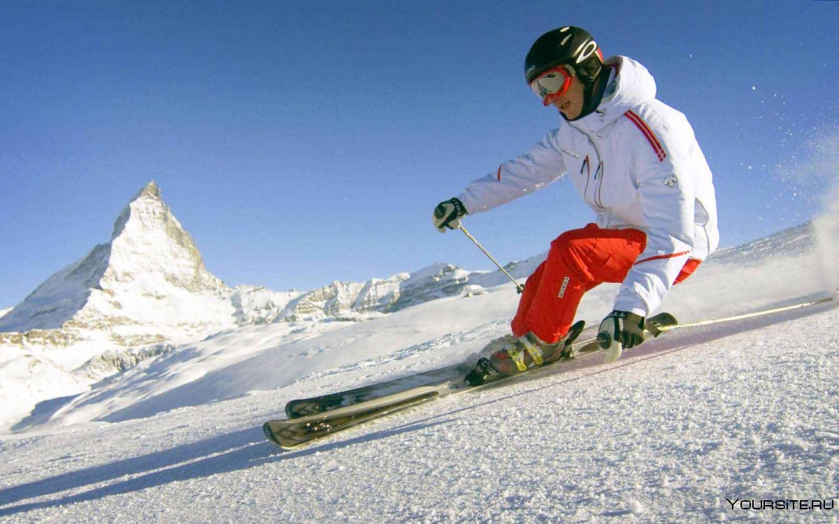Владимир Путин на лыжах