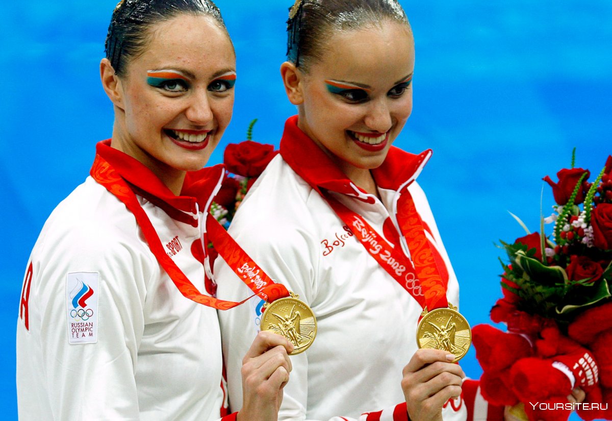 Дуэт синхронное плавание Пекин 2008