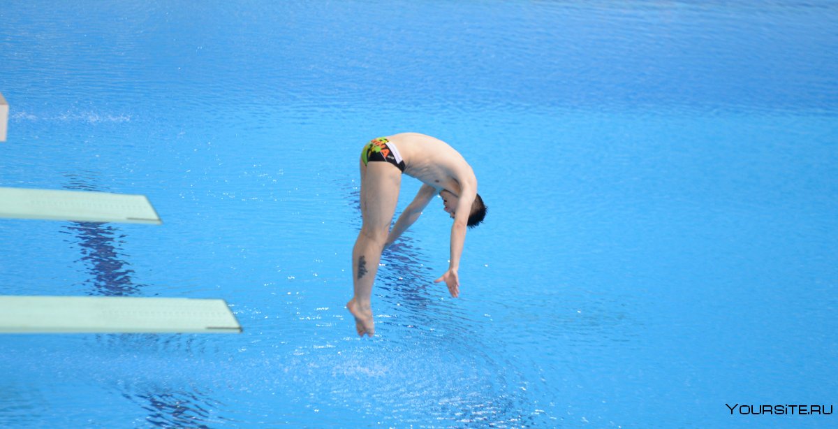 Пловец в бассейне