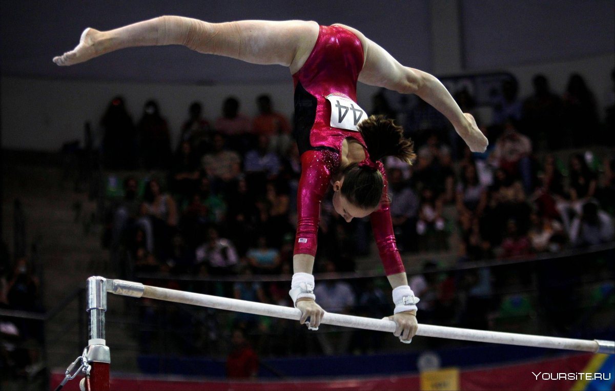 Спортивная гимнастика разновысокие брусья женщины