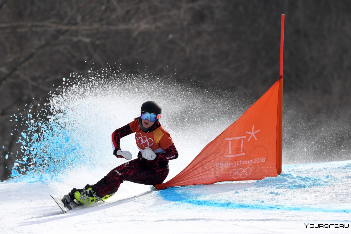 Ванесса Мэй на лыжной Олимпиаде