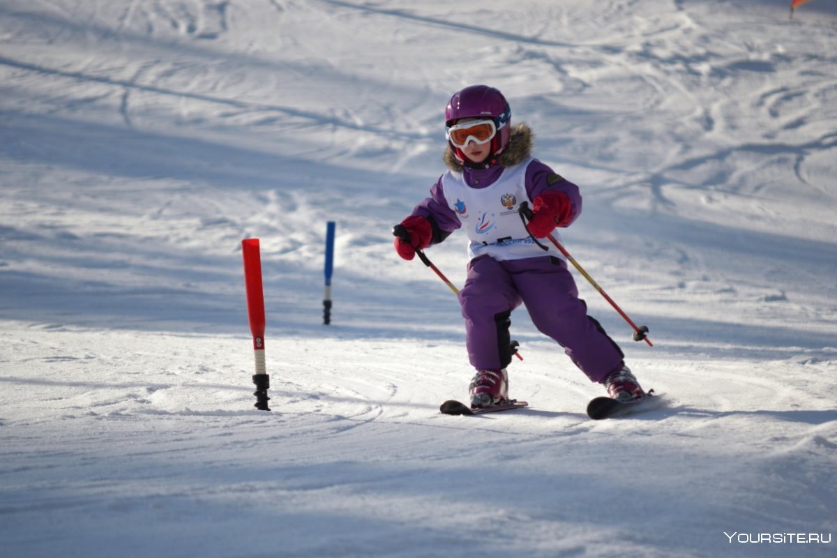 Фристайл на лыжах дети