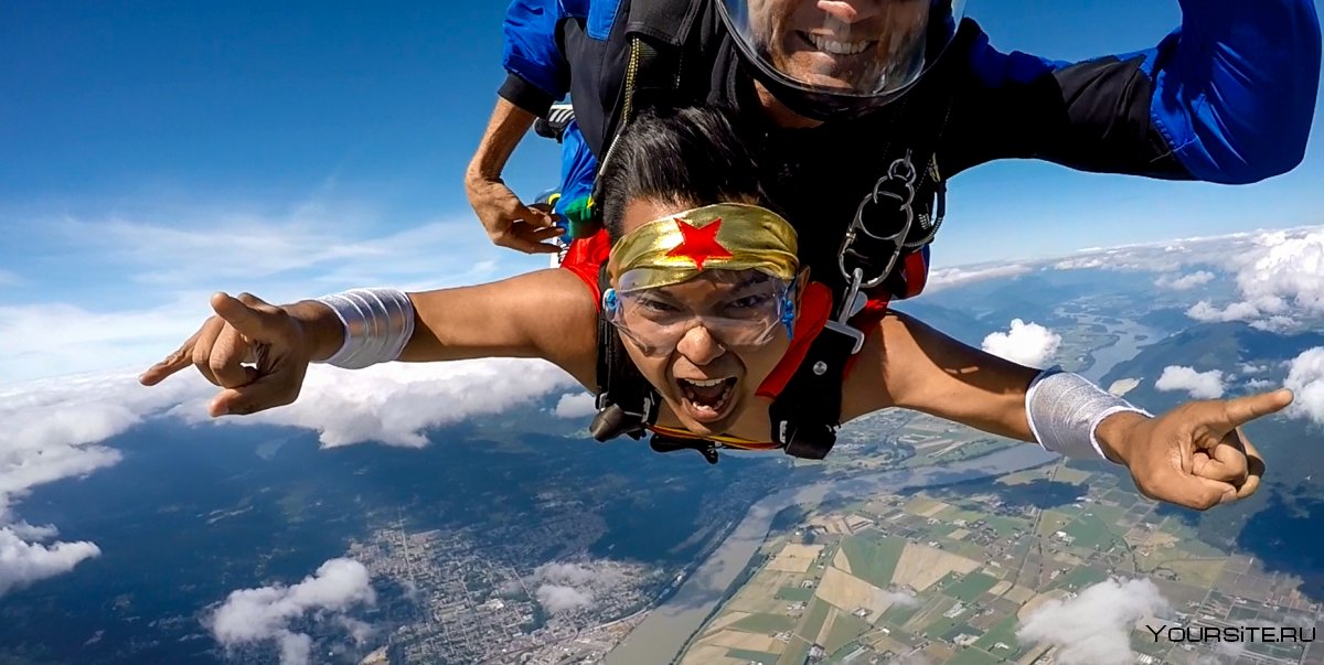 Прыжки с парашютом в новой Зеландии