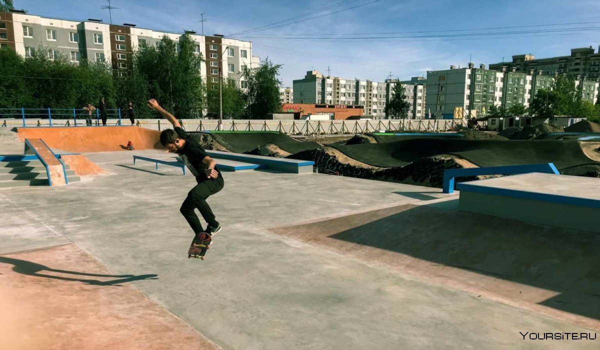 Парк Белоусовский Тула скейт парк