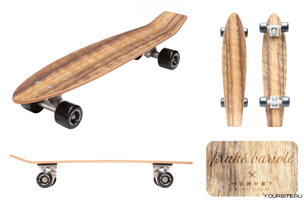 Скейтборд из древесины