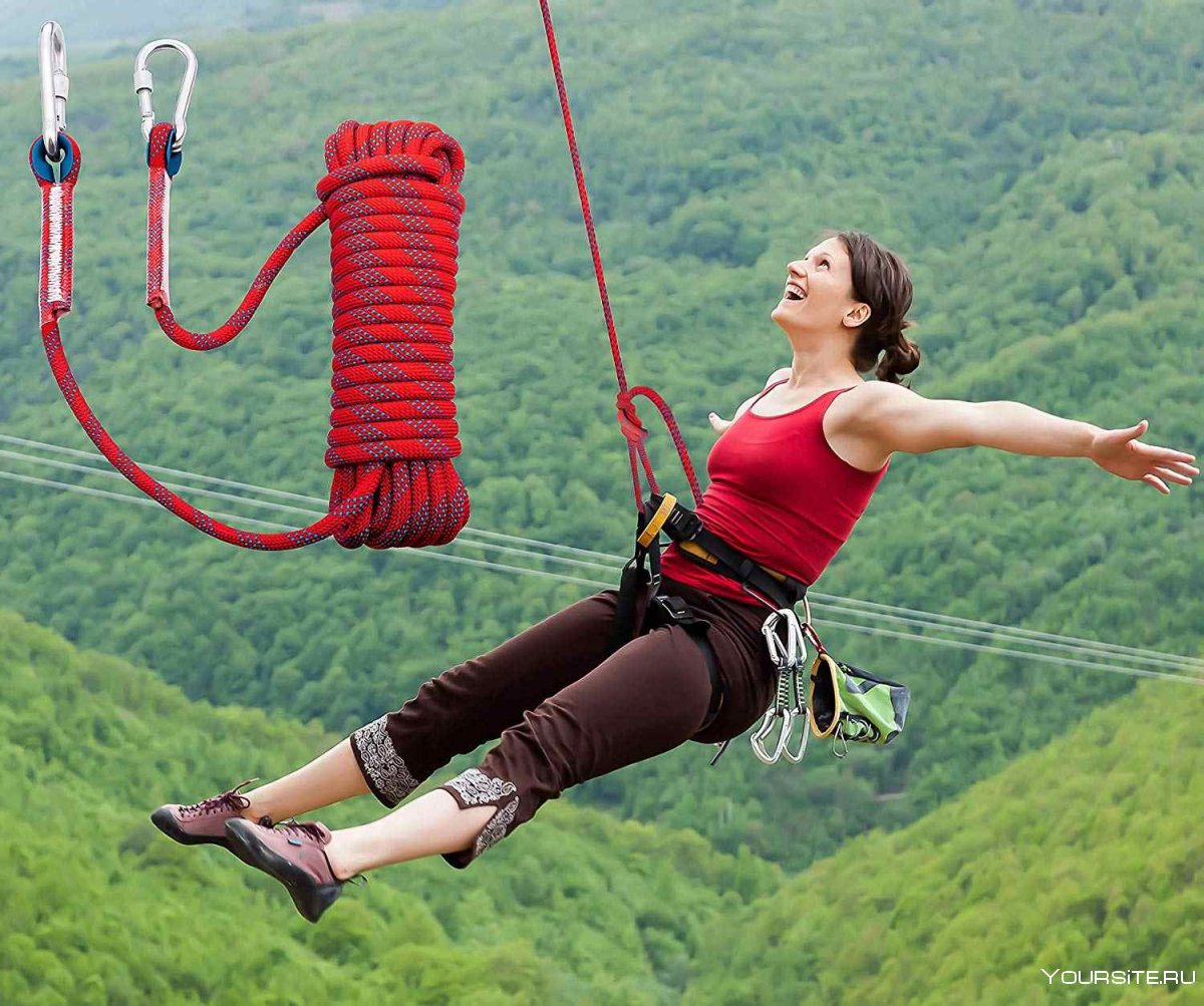 Трос для скалолазания