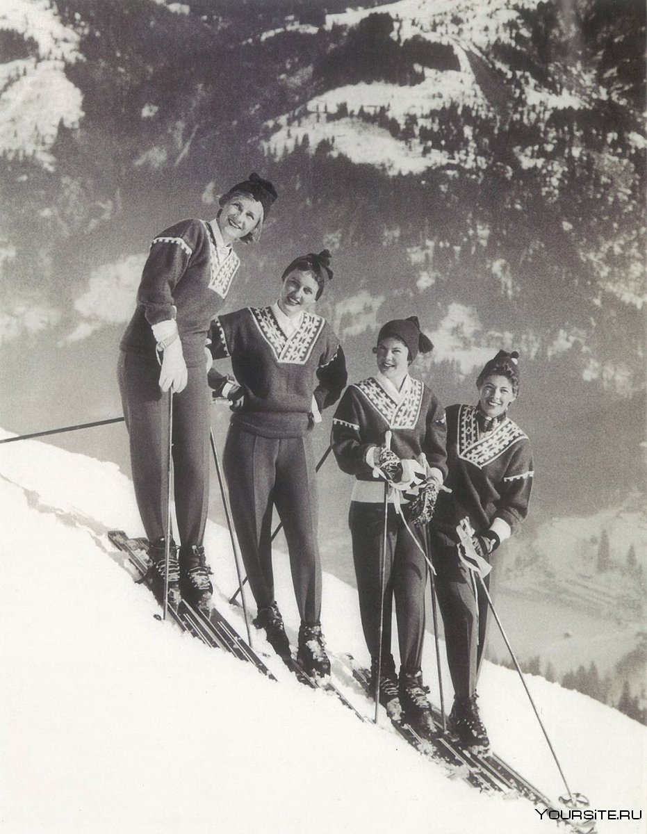 Горные лыжи 19 века