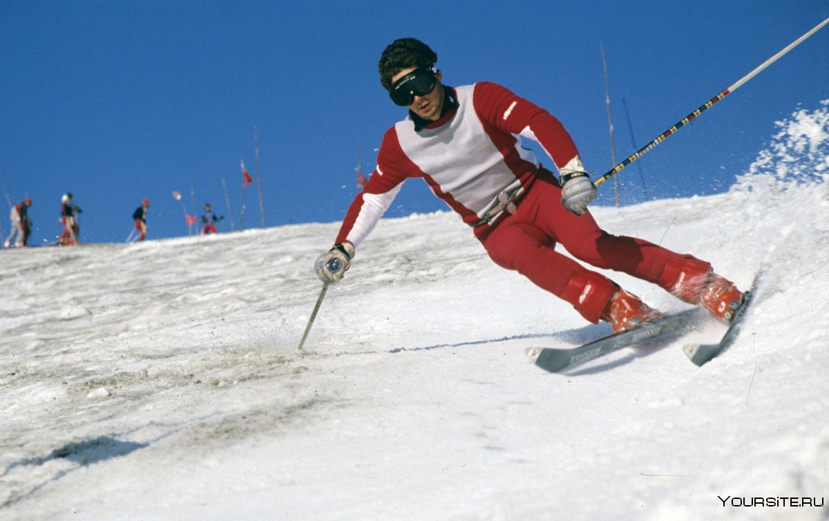 Зимние виды спорта горные лыжи