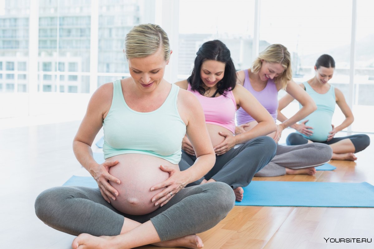 Групповые занятия для беременных