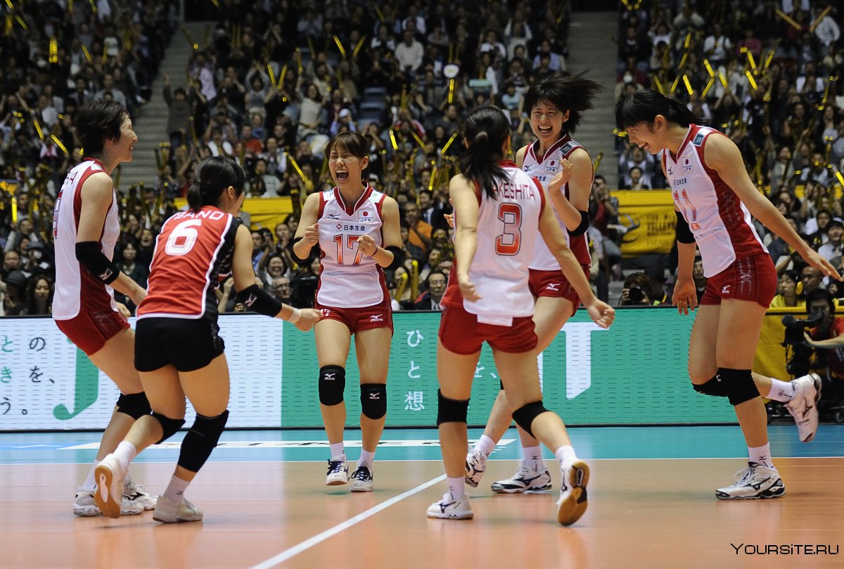 Японская волейбольная команда женская
