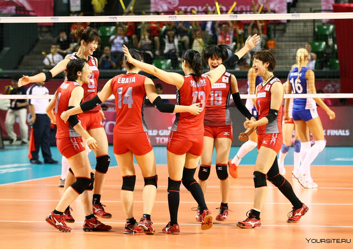 Японская волейбольная команда женская
