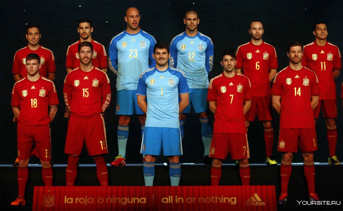 Форма сборной Испании по футболу 2013 года