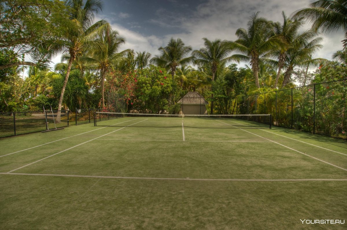 Grass Tennis Court