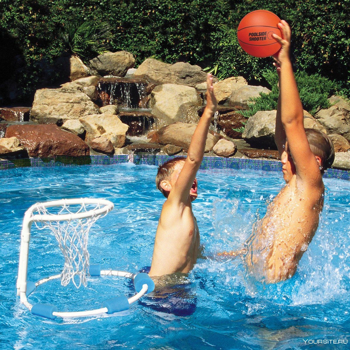Баскетбол на воде спортсмены