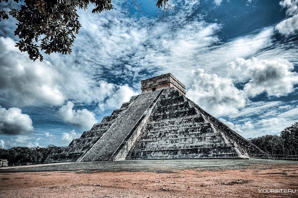 Пирамиды Майя в Мексике