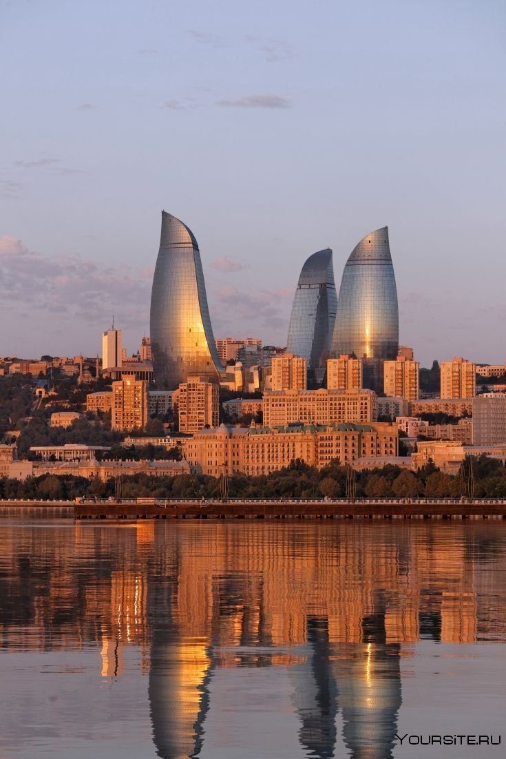 Три башни в Баку