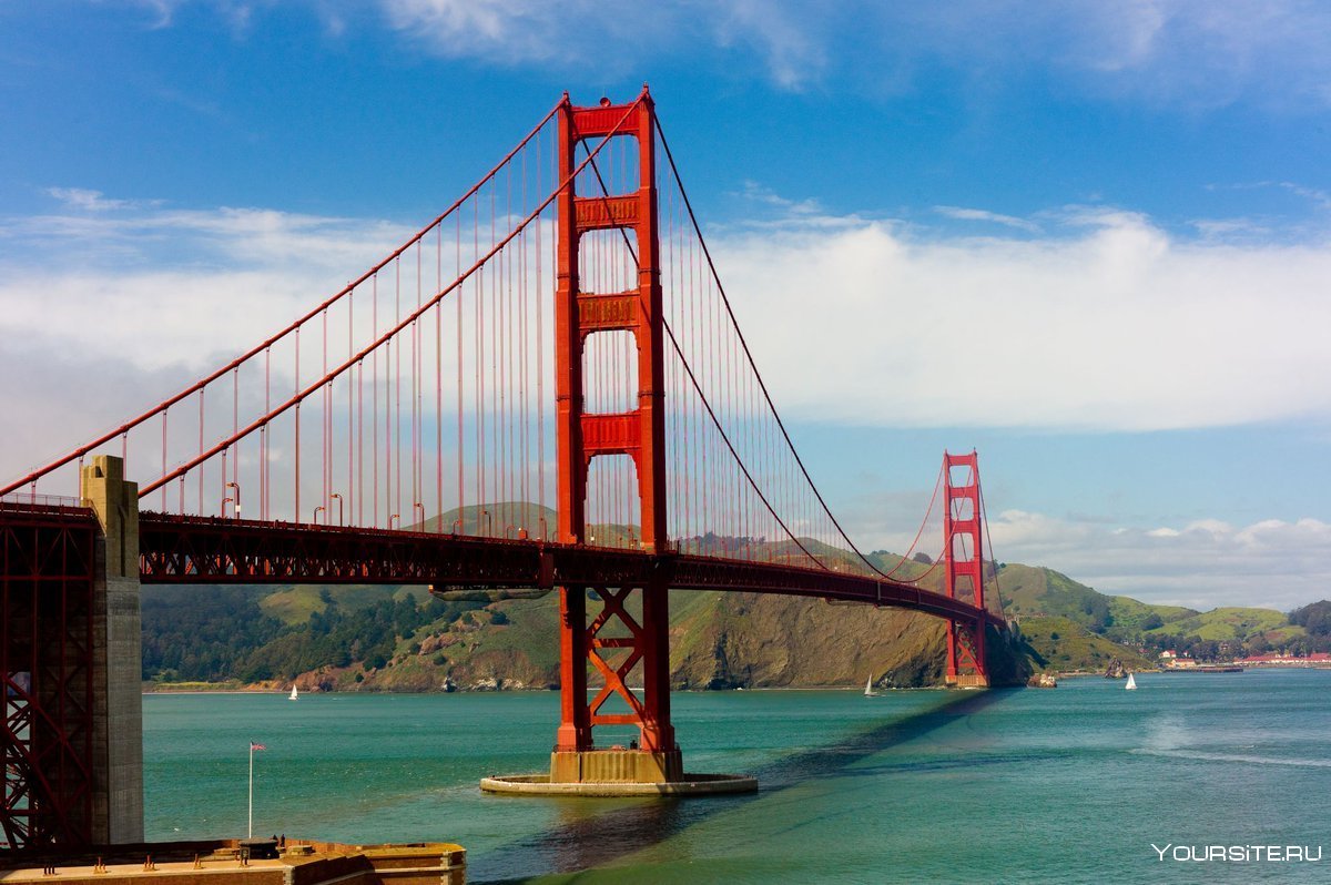 Golden Gate Bridge парк в Сан Франциско