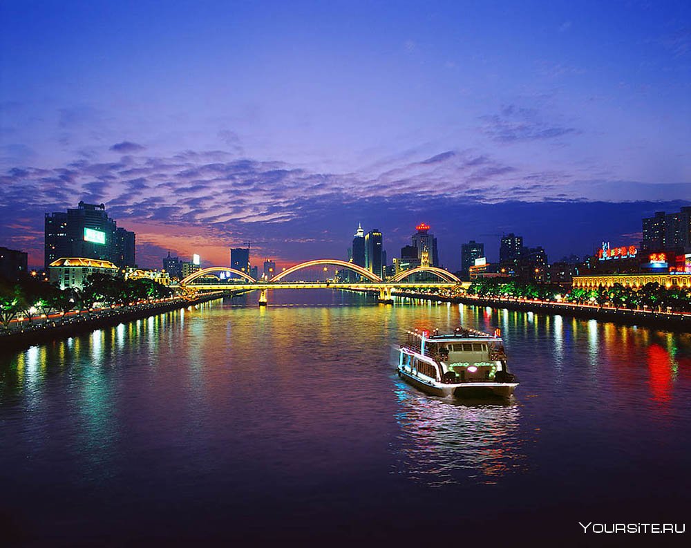 Река Чжуцзян Китай