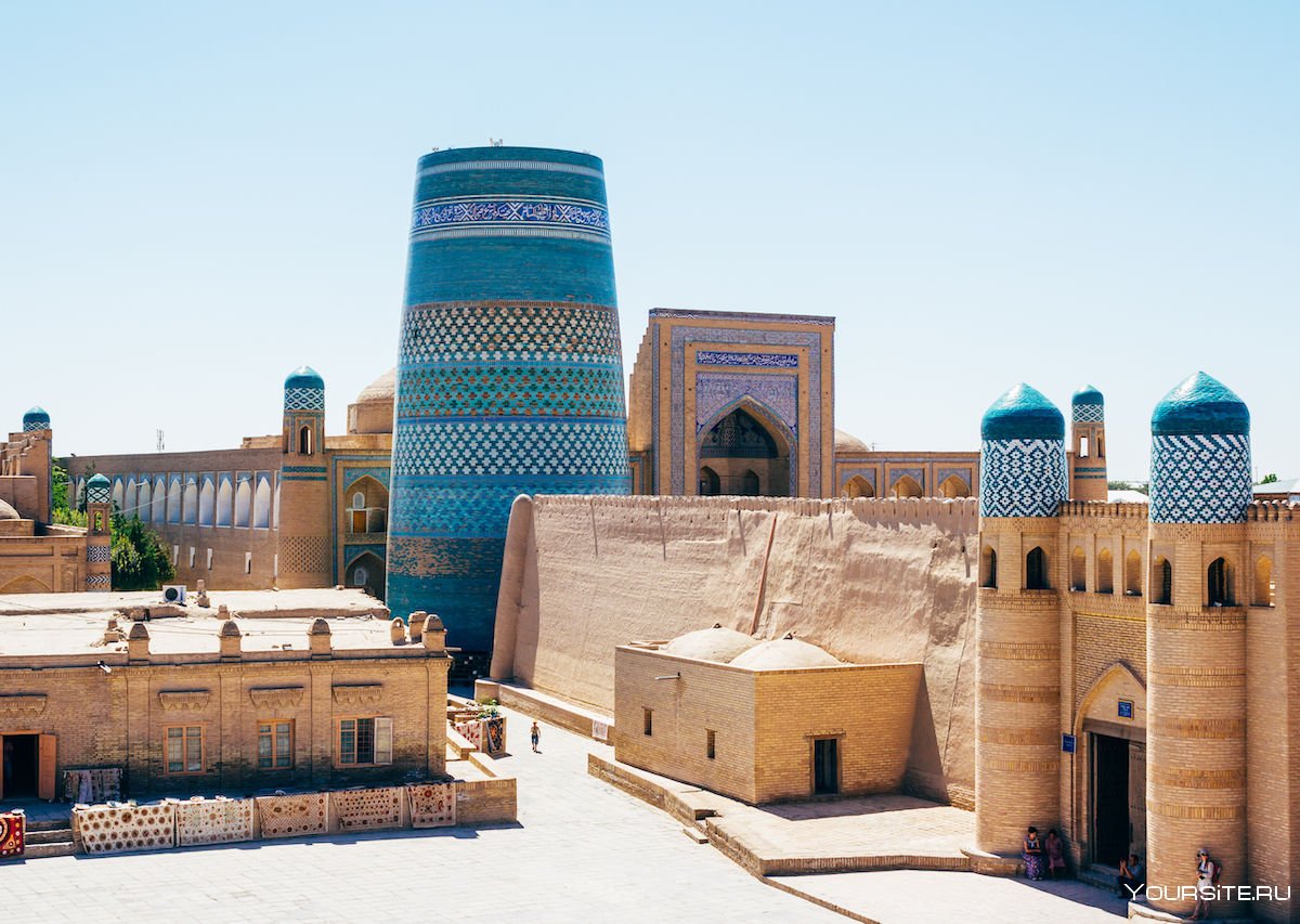 Крепость Ичан-кала Узбекистан