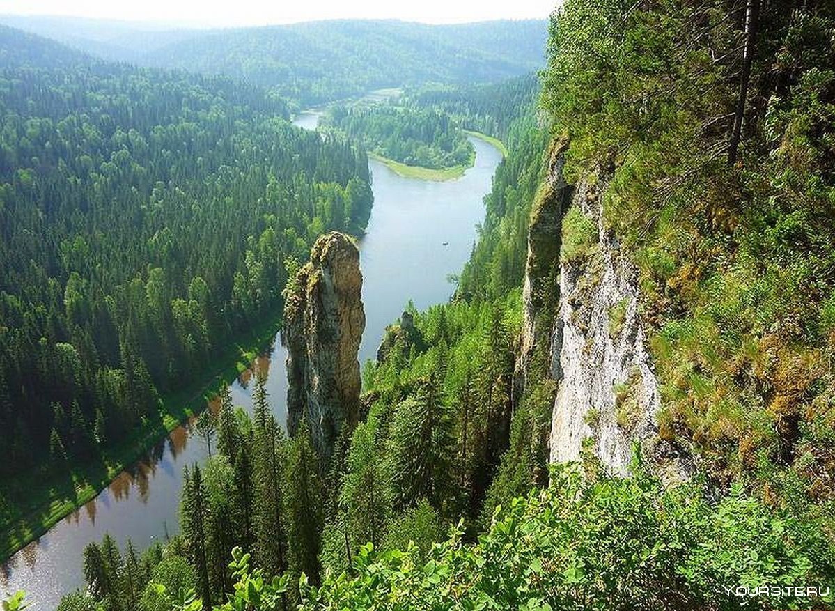 Природные Уникумы Урала река Чусовая
