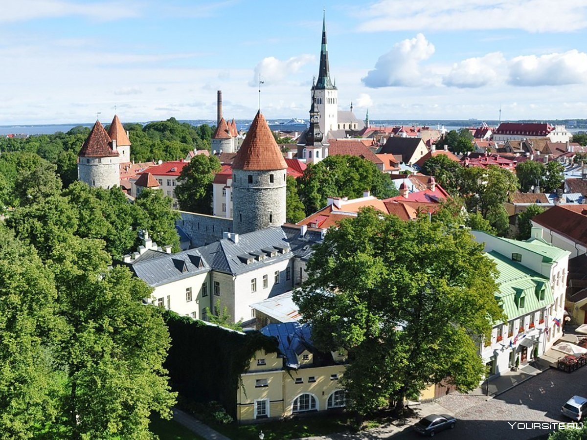 Город Таллин Эстония храм