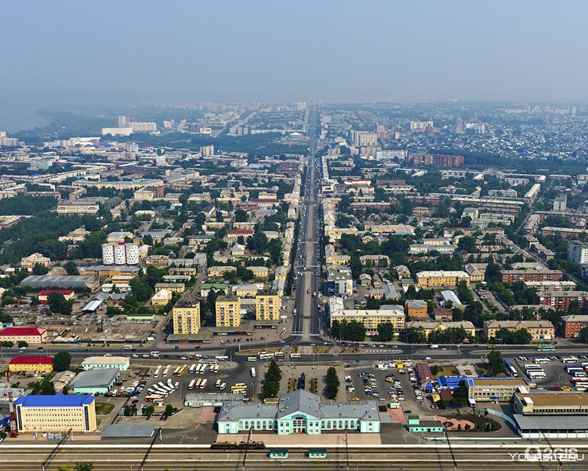 Кемерово проспект Ленина вид сверху