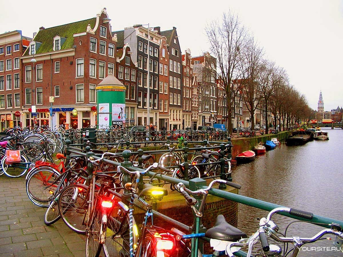 Амстердам велосипедная столица