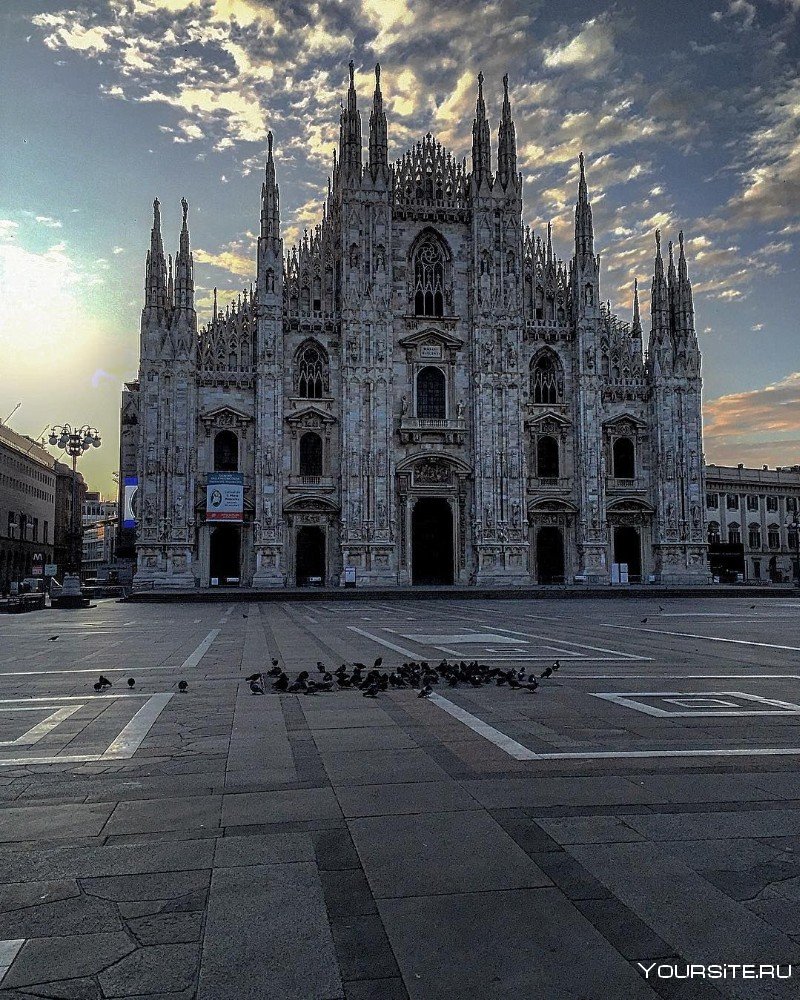 Готический собор в Милане
