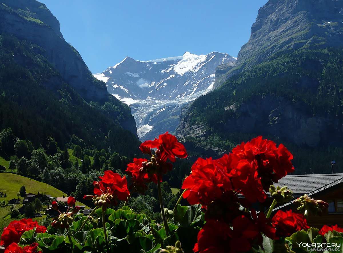 Швейцария Альпы достопримечательности