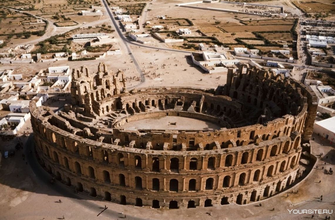 Колизей в Тунисе Эль-джем