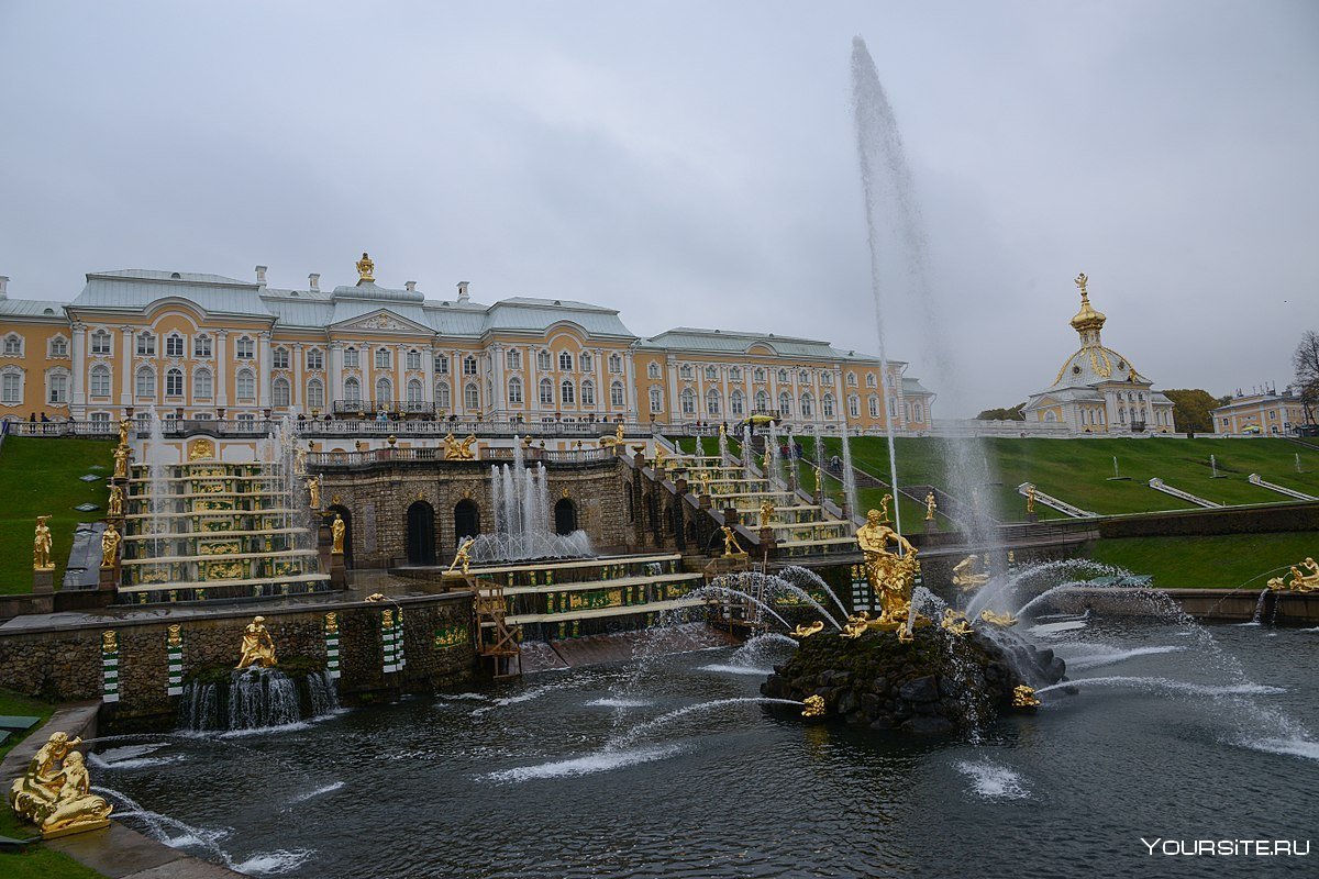 Большой Петергофский дворец большой Каскад