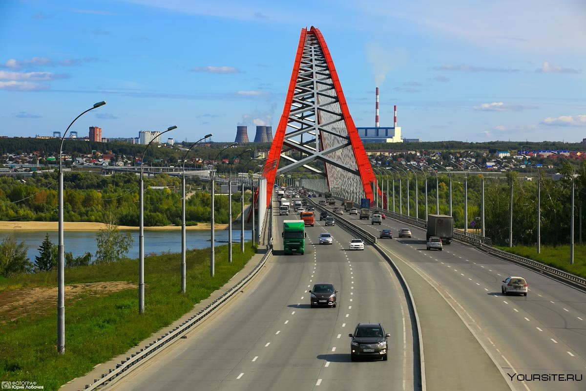 Вантовый мост Новосибирск