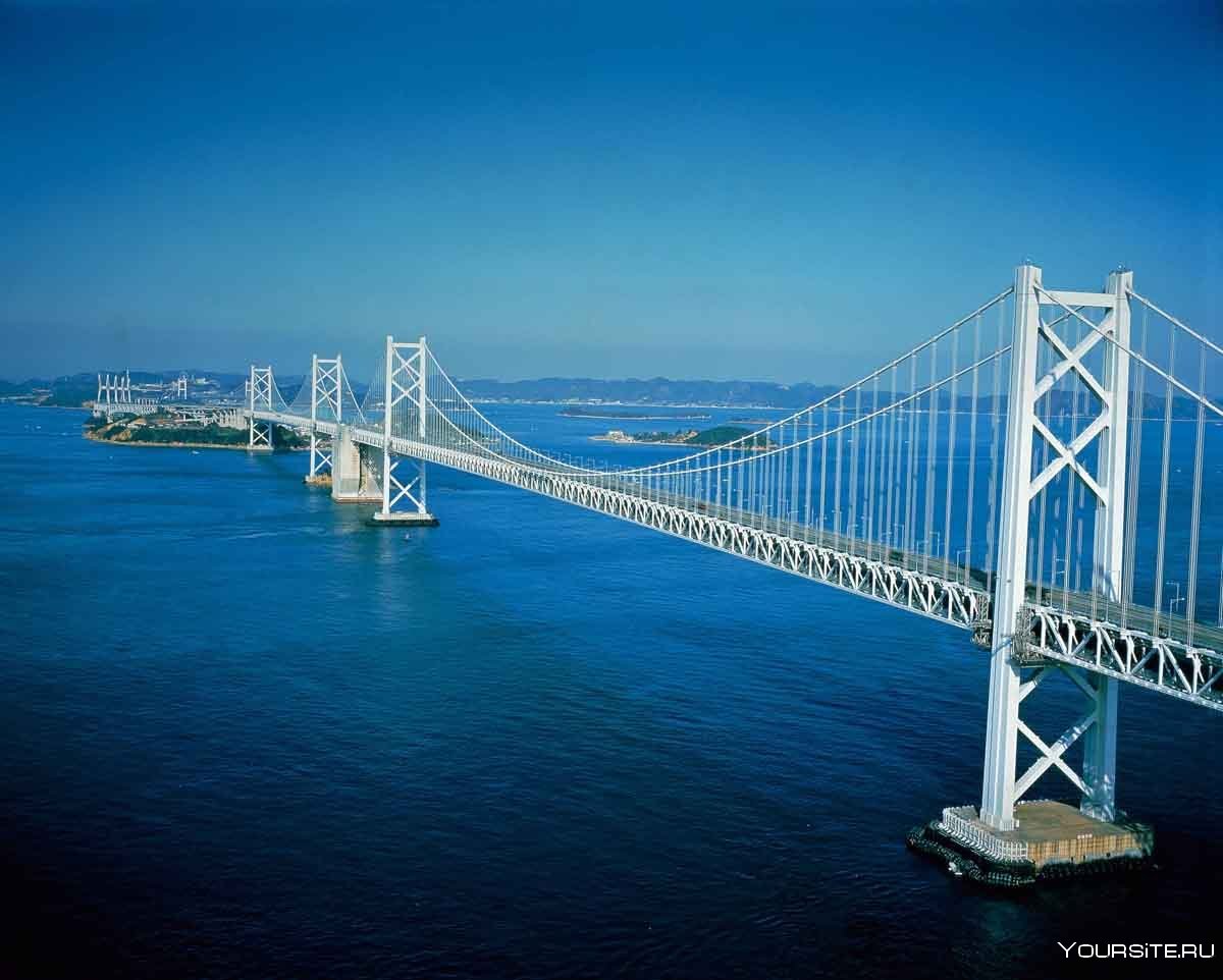 Мост акаси в Японии