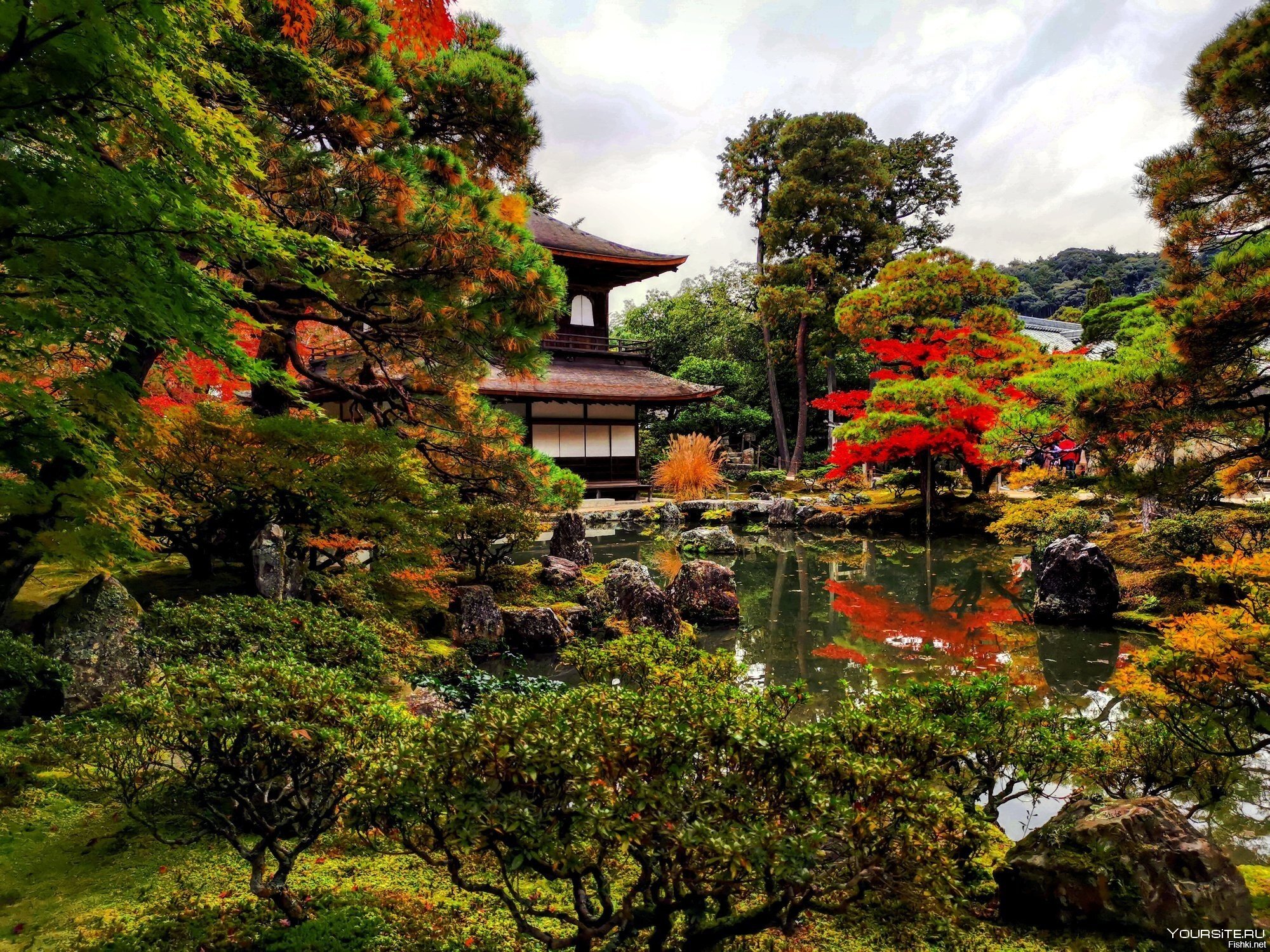 Киото япония. Буддийский храм тоци киота. То-дзи, Киото, Япония. Киото павильон осень. Серебряный павильон Токио.