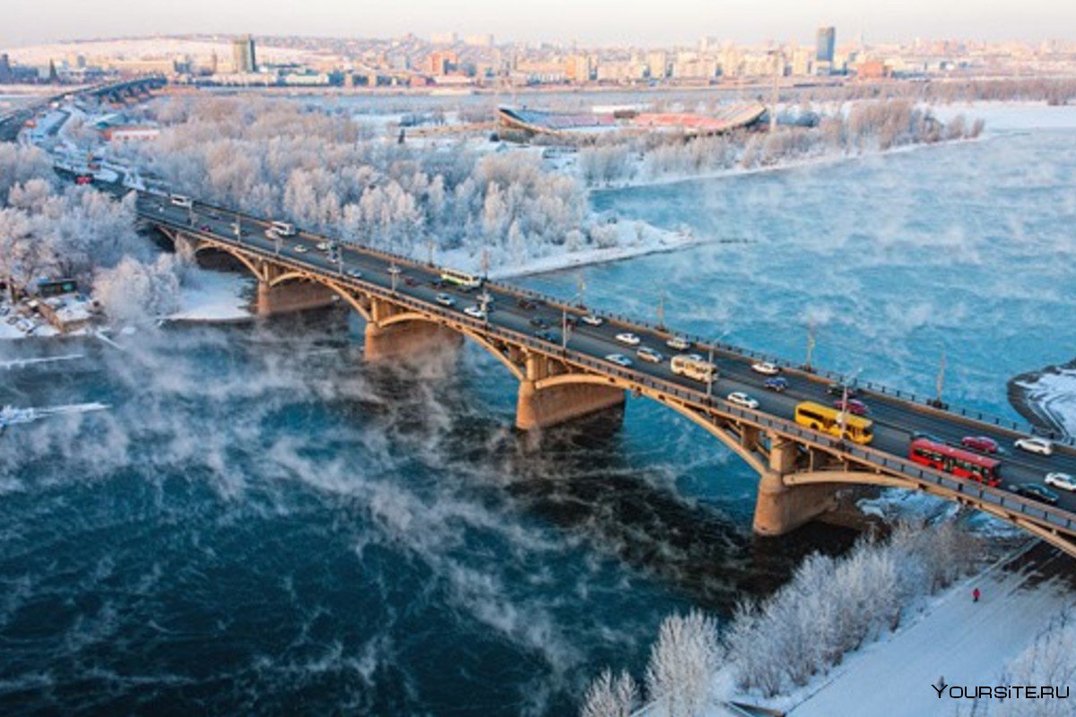 Река Енисей Красноярск
